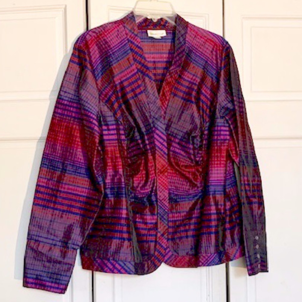 Women's Coldwater Creek Curvy Fitted Dress Blouse